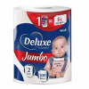 Deluxe Jumbo papierová utierka celulóza 2 vrstvy 300 útržkov 60 metrov Deluxe Jumbo papierová utierka celulóza 2 vrstvy 300 útržkov 60 metrov