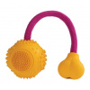 HipHop Dentálna mätová loptička s ružovým lanom 6 cm / 25 cm HipHop Dentálna mätová loptička s ružovým lanom 6 cm / 25 cm