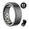 Smart prsteň OneRing 62mm čierny IP68 puzdro, dedikovaná aplikácia, 20mm priemer. Smart prsteň OneRing 62mm čierny IP68 puzdro, dedikovaná aplikácia, 20mm priemer.