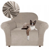 Poťah na kreslo Ubieramy-meble béžový Poťah na kreslo Ubieramy-meble béžový