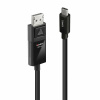 Kábel USB 3.1 Typ C na DisplayPort M/M 2m, 8K@60Hz UHD, HDR, čierny Kábel USB 3.1 Typ C na DisplayPort M/M 2m, 8K@60Hz UHD, HDR, čierny