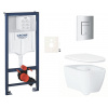 Grohe Závěsný wc set do lehkých stěn / předstěnová montáž Essence SIKOGRSESSCP00 Grohe Závěsný wc set do lehkých stěn / předstěnová montáž Essence SIKOGRSESSCP00