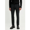 Vlnené nohavice Calvin Klein LV14LD904G čierna 56 Vlnené nohavice Calvin Klein LV14LD904G čierna 56