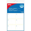 Apli Etikety, 34x53 mm, do mrazničky, zaoblené rohy, na liste A5, APLI, 60 etikiet/bal Apli Etikety, 34x53 mm, do mrazničky, zaoblené rohy, na liste A5, APLI, 60 etikiet/bal