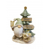 Vianočná dekorácia svietiaca Veselé Vianoce vianočný stromček a škriatok 11x7x16 cm Vianočná dekorácia svietiaca Veselé Vianoce vianočný stromček a škriatok 11x7x16 cm