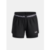 Under Armour Dievčenské kraťasy UA Tech Play Up 2n1 Short-BLK Čierna YSM Under Armour Dievčenské kraťasy UA Tech Play Up 2n1 Short-BLK Čierna YSM