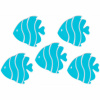 Wenko Protišmykové podložky do vane Fish, 5 ks Wenko Protišmykové podložky do vane Fish, 5 ks