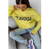 Olavoga Coffee sveter Farba: Žltá, Konfekčná veľkosť: M Olavoga Coffee sveter Farba: Žltá, Konfekčná veľkosť: M