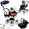 BabyLux Detský kočík 4v1 Classic (vanička, športová sedačka, autosedačka) BabyLux Detský kočík 4v1 Classic (vanička, športová sedačka, autosedačka)
