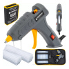 Lepiaca pištoľ Powermat PM-PDK-60T 60 W – 200°C, Ø7 mm, 60 tyčiniek v sade + puzdro žltá Lepiaca pištoľ Powermat PM-PDK-60T 60 W – 200°C, Ø7 mm, 60 tyčiniek v sade + puzdro žltá