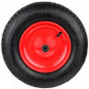 Nafukovacie koleso s ložiskami, otvor 12 mm, priemer 38 cm, šírka 9,5 cm, červené s oskou Nafukovacie koleso s ložiskami, otvor 12 mm, priemer 38 cm, šírka 9,5 cm, červené s oskou