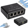 Prepínač Rozbočovač LAN 1000 Mbps pre Internet 4 Porty Gigabit Ethernet Prepínač Rozbočovač LAN 1000 Mbps pre Internet 4 Porty Gigabit Ethernet