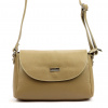 Dámska kožená kabelka cez rameno MiaMore 01-018 béžová, crossbody 24 x 16 x 9 cm Dámska kožená kabelka cez rameno MiaMore 01-018 béžová, crossbody 24 x 16 x 9 cm