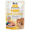 Kapsička Brit Care Mini králik a losos, filety v omáčke 85g Kapsička Brit Care Mini králik a losos, filety v omáčke 85g