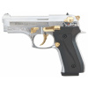 Ekol Plynová pistole Ekol Firat Compact chrom gold s rytinou cal.9mm Ekol Plynová pistole Ekol Firat Compact chrom gold s rytinou cal.9mm