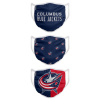 Roušky Columbus Blue Jackets NHL FOCO - set 3 kusy Veľkosť: dětská velikost Roušky Columbus Blue Jackets NHL FOCO - set 3 kusy Veľkosť: dětská velikost
