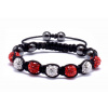 LUX shamballa bielo červený LUX shamballa bielo červený