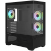 Zalman skříň Chronix / midT / 3x120mm ARGB fan / USB 2.0 / USB 3.0 / USB-C / panoramatická / černá Chronix Black Zalman skříň Chronix / midT / 3x120mm ARGB fan / USB 2.0 / USB 3.0 / USB-C / panoramatická / černá Chronix Black