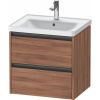 DURAVIT Ketho 2 závesná skrinka pod umývadlo, 2 zásuvky, 584 x 455 x 549 mm, orech prírodný, K25281079790000 DURAVIT Ketho 2 závesná skrinka pod umývadlo, 2 zásuvky, 584 x 455 x 549 mm, orech prírodný, K25281079790000