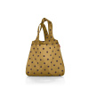 Reisenthel Skladacia taška Reisenthel Mini Maxi Shopper gold, dark purple dots Reisenthel Skladacia taška Reisenthel Mini Maxi Shopper gold, dark purple dots