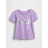 GAP Baby tričko s logom Fialová 4YRS Fialová Fialová GAP Baby tričko s logom Fialová 4YRS Fialová Fialová