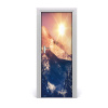 Fototapeta na dvere slnko hory 75x205 Fototapeta na dvere slnko hory 75x205