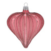Sklenené ručne fúkané vianočné ozdoby v súprave 3 ks 9 cm Heart – Ego Dekor Sklenené ručne fúkané vianočné ozdoby v súprave 3 ks 9 cm Heart – Ego Dekor