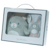 Gamberritos wellsoft deka 80x110cm s plyšovou hračkou – sivý/ružový zajačik 10757 Gamberritos wellsoft deka 80x110cm s plyšovou hračkou – sivý/ružový zajačik 10757