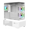 Zalman skříň Chronix / midT / 3x120mm ARGB fan / USB 2.0 / USB 3.0 / USB-C / panoramatická / bílá Chronix White Zalman skříň Chronix / midT / 3x120mm ARGB fan / USB 2.0 / USB 3.0 / USB-C / panoramatická / bílá Chronix White