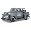 Maisto - Harley-Davidson Custom, 1948 Ford F-1 Pickup + 1:24 1942 WLA Flathead, 1:24 Maisto - Harley-Davidson Custom, 1948 Ford F-1 Pickup + 1:24 1942 WLA Flathead, 1:24
