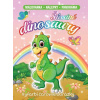 Šťastné dinosaury (Maľovanka - nálepky - panoráma) - kolektív Šťastné dinosaury (Maľovanka - nálepky - panoráma) - kolektív