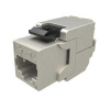 Samořezný keystone Solarix CAT6A STP RJ45 SXKJ-10G-STP-BK-SA Component Level a 4PPoE certifikace Samořezný keystone Solarix CAT6A STP RJ45 SXKJ-10G-STP-BK-SA Component Level a 4PPoE certifikace