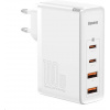 Baseus GaN2 Pro rýchlonabíjací adaptér 2x USB-C 2x USB-A 100W biely Baseus GaN2 Pro rýchlonabíjací adaptér 2x USB-C 2x USB-A 100W biely