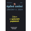 Aktualizace II/3 Zákon o správních poplatcích - autor neuvedený Aktualizace II/3 Zákon o správních poplatcích - autor neuvedený