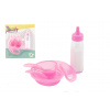 Sada pre bábiky plast fľaštička, miska s príborom na karte 19x22x4cm Sada pre bábiky plast fľaštička, miska s príborom na karte 19x22x4cm