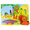 Bigjigs Toys Drevené vkladacie puzzle Safari Bigjigs Toys Drevené vkladacie puzzle Safari