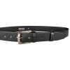 PENNYBELTS Kožený opasek 25-60 černý - 105 cm PENNYBELTS Kožený opasek 25-60 černý - 105 cm