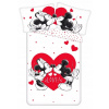 Jerry Fabrics Obliečky Mickey and Minnie Love 05 140x200 70x90 Jerry Fabrics Obliečky Mickey and Minnie Love 05 140x200 70x90