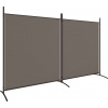 vidaXL 2-panelový paraván antracitový 348 x 180 cm látkový vidaXL 2-panelový paraván antracitový 348 x 180 cm látkový