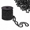 SPRINGOS Vianočná reťaz Girlanda s korálkami 10m 8mm čierna SPRINGOS Vianočná reťaz Girlanda s korálkami 10m 8mm čierna