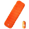 vidaXL Nafukovací kempingový matrac 1 osoba oranžový 190x58x6 cm