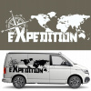 Šablóna na maľovanie auta CAMPER GRAFIKA MOTÍV EXPEDITION KOMPAS 45x126 Šablóna na maľovanie auta CAMPER GRAFIKA MOTÍV EXPEDITION KOMPAS 45x126