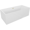 Mexen Vigo voľne stojaca vaňa 178,5 x 80 cm, biela, prepad zlatý kartáčovaný - 51251788000-55 Mexen Vigo voľne stojaca vaňa 178,5 x 80 cm, biela, prepad zlatý kartáčovaný - 51251788000-55