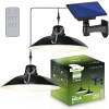 2x HELIA Solárny LED luster Záhradný prívesok Stropný senzor Panel diaľkového ovládania LUMILED 2x HELIA Solárny LED luster Záhradný prívesok Stropný senzor Panel diaľkového ovládania LUMILED