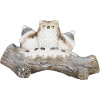Dekorácia MagicHome Vianoce, sovy na zasneženom kmeni, LED, 20.5x49.5x27.5 cm Dekorácia MagicHome Vianoce, sovy na zasneženom kmeni, LED, 20.5x49.5x27.5 cm