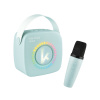 Kiddoboo Bluetooth Mini Karaoke set mikrofón a reproduktor Mint Kiddoboo Bluetooth Mini Karaoke set mikrofón a reproduktor Mint