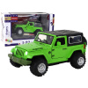 Terénne auto s trecím pohonom, na batérie, kovové, zelené, 1:32 Terénne auto s trecím pohonom, na batérie, kovové, zelené, 1:32