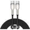 Baseus Datový kabel Cafule USB-C/USB-C 2m 100W černý - Baseus CATJK-D01 Cafule USB-C / USB-C 100W 5A, 2m, černý Baseus Datový kabel Cafule USB-C/USB-C 2m 100W černý - Baseus CATJK-D01 Cafule USB-C / USB-C 100W 5A, 2m, černý
