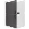 CERANO - Sprchová zástena Walk-in Onyx L-ľavá vzpera - 8 mm + polička / držiak na uteráky - čierna matná, grafitové sklo - 50x200 cm CERANO - Sprchová zástena Walk-in Onyx L-ľavá vzpera - 8 mm + polička / držiak na uteráky - čierna matná, grafitové sklo - 50x200 cm