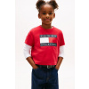 Detské bavlnené tričko Tommy Hilfiger KG0KG09289.116.122.PPY2 červená 116 Detské bavlnené tričko Tommy Hilfiger KG0KG09289.116.122.PPY2 červená 116